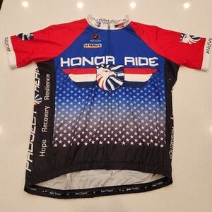 Pactimo Veterans Honor Ride bike jersey. Size 2XL